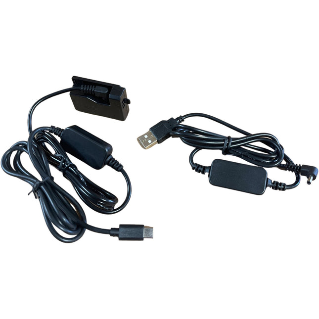 Bescor LP-E17 Batería Dummy para Cámaras Canon Kit USB Tipo C y A