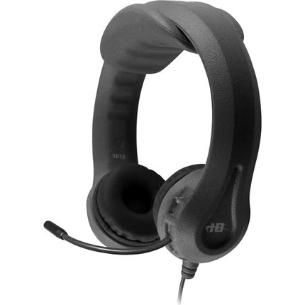 HamiltonBuhl Kids Flex-Phones Auriculares con Micrófono Gooseneck 30mm Drivers y Funda Antipiojos