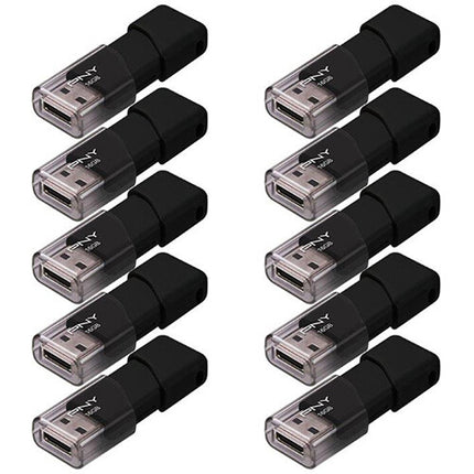 PNY 16GB Attaché 3 Memoria USB 2.0 Capacidad 16GB Pack 10 unidades