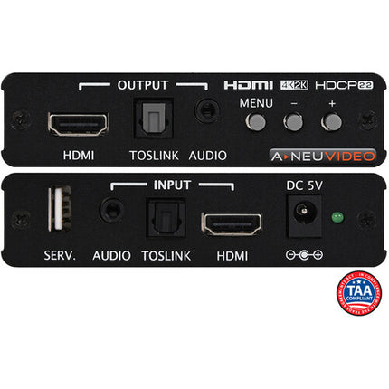 A-Neuvideo ANI-4KHPN Escalador HDMI a HDMI UHD 4K 60Hz S/PDIF