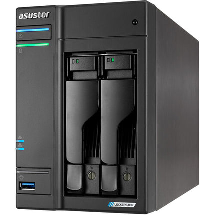 Asustor Lockerstor 2 Gen2 2-Bahías NAS 4GB RAM 2 x 2.5 GbE RAID