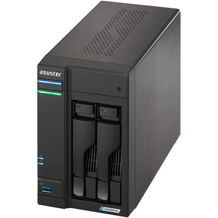 Asustor Lockerstor 2 Gen2 2-Bahías NAS 4GB RAM 2 x 2.5 GbE RAID
