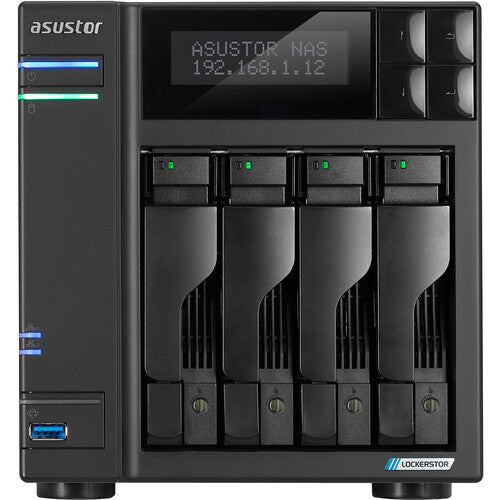 Asustor Lockerstor 4 Gen2 NAS 4 Bahías 4GB RAM Intel Celeron 2GHz RJ45
