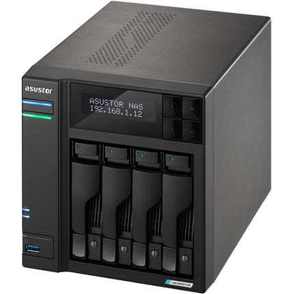 Asustor Lockerstor 4 Gen2 NAS 4 Bahías 4GB RAM Intel Celeron 2GHz RJ45