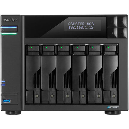 Asustor Lockerstor 6 Gen2 NAS 6 Bahías 8GB RAM Intel Quad Core 2GHz