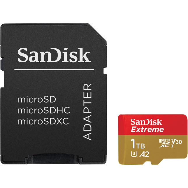 SanDisk 1TB Extreme microSDXC Tarjeta de Memoria UHS-I V30 190 MB/s