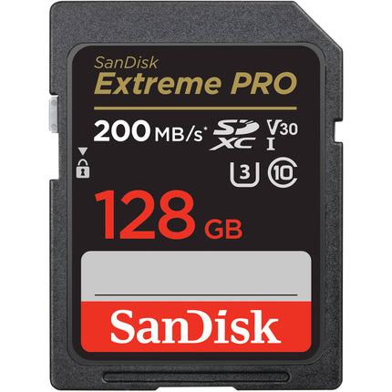 SanDisk 128GB Extreme PRO Tarjeta de Memoria SDXC UHS-I 200MB/s 90MB/s