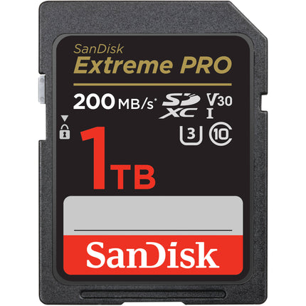 SanDisk 1TB Extreme PRO Tarjeta de Memoria SDXC UHS-I 200MB/s Lectura 140MB/s Escritura