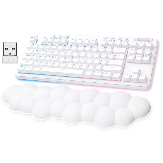 Logitech G G715 Teclado Mecánico Gaming Wireless TKL GX Red Bluetooth RGB