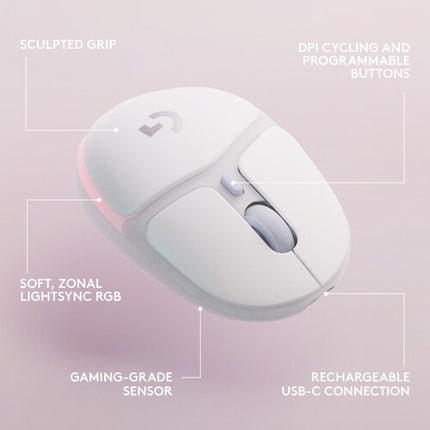 Logitech G G705 Ratón Gaming inalámbrico RGB 8200 dpi 40 Horas batería