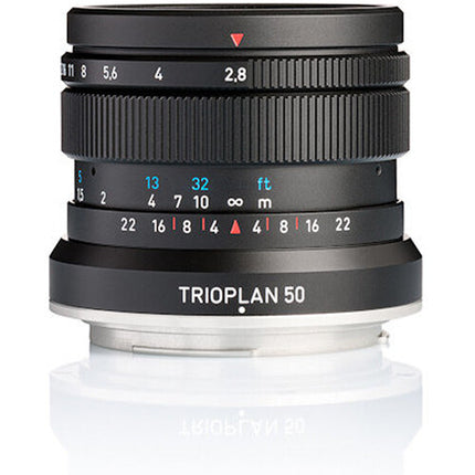 Meyer-Optik Gorlitz Trioplan 50mm f2.8 II lente para Canon RF distancia mínima 15.7"