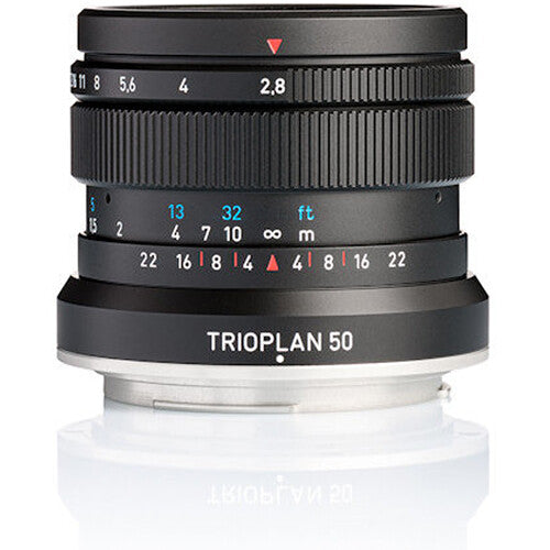 Meyer-Optik Gorlitz Trioplan 50mm f2.8 II lente para Canon RF distancia mínima 15.7"