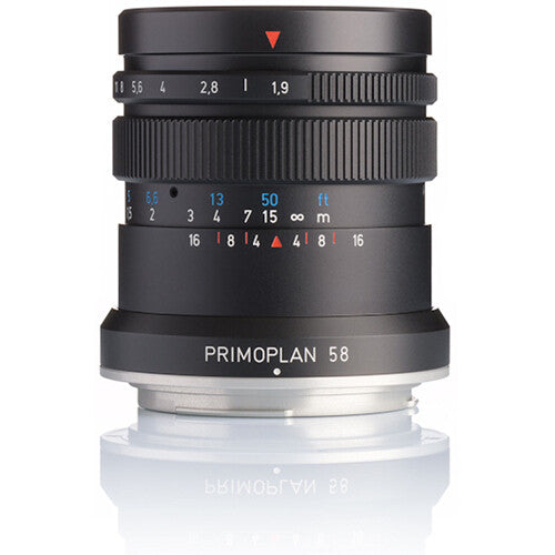 Meyer-Optik Gorlitz Primoplan 58mm f1.9 II Lente para Canon RF Full Frame con Distancia Mínima 2' y Rosca 52mm