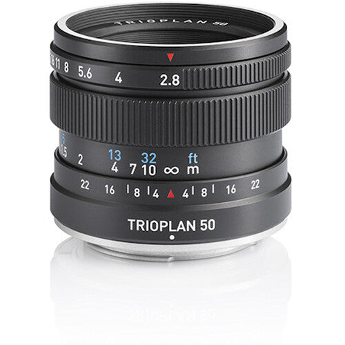 Meyer-Optik Gorlitz Trioplan 50mm f/2.8 II Lente para Nikon Z con Bokeh y Distancia Mínima 15.7"