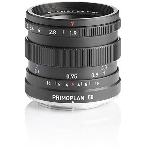 Meyer-Optik Gorlitz Primoplan 58mm f1.9 II Lente para Canon RF Full Frame con Distancia Mínima 2' y Rosca 52mm