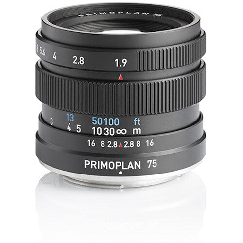 Meyer-Optik Gorlitz Primoplan 75mm f1.9 II Lente para Canon RF con Parasol y Tapas