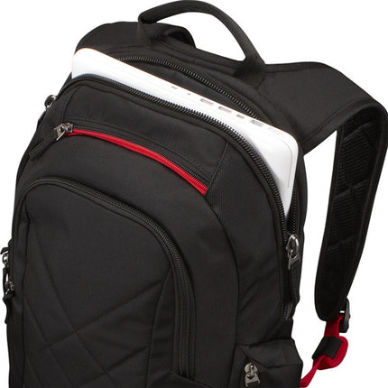 Case Logic Mochila para Laptop 14 Pulgadas Negra Resistente a Rayones Con Panel Organizativo