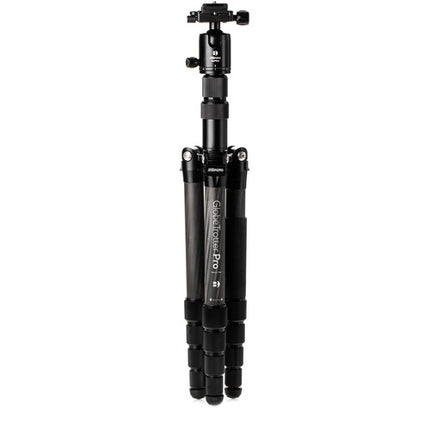 Benro MeFOTO GlobeTrotter Pro trípode de viaje carbono 62.6" carga 26.5 lb con cabezal esférico y estuche