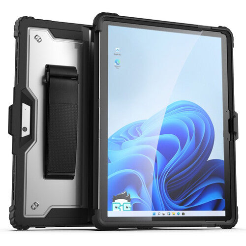 Encased Rugged Shield Funda para Microsoft Surface Go 3 10.5" con Correa y Soporte