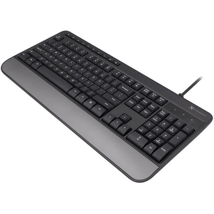 X9 Performance Teclado Multimedia USB con 114 Teclas Reposamuñecas Compatible Windows