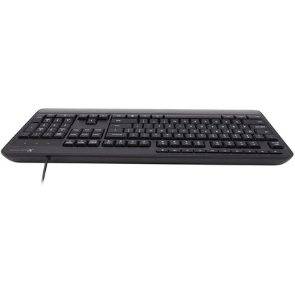 X9 Performance Teclado Multimedia USB con 114 Teclas Reposamuñecas Compatible Windows