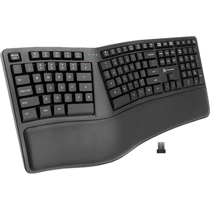 X9 Performance 110 Teclas Teclado Ergonómico Dividido Inalámbrico con Batería de 600mAh y Teclado Numérico