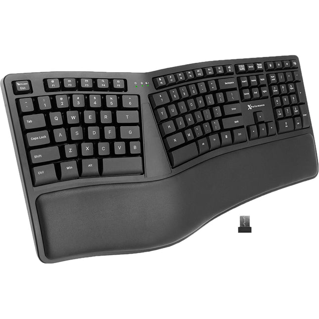X9 Performance 110 Teclas Teclado Ergonómico Dividido Inalámbrico con Batería de 600mAh y Teclado Numérico