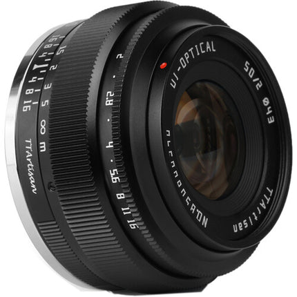 TTArtisan 50mm f/2 para Sony E Lente Manual Full Frame con Diafragma 10 hojas