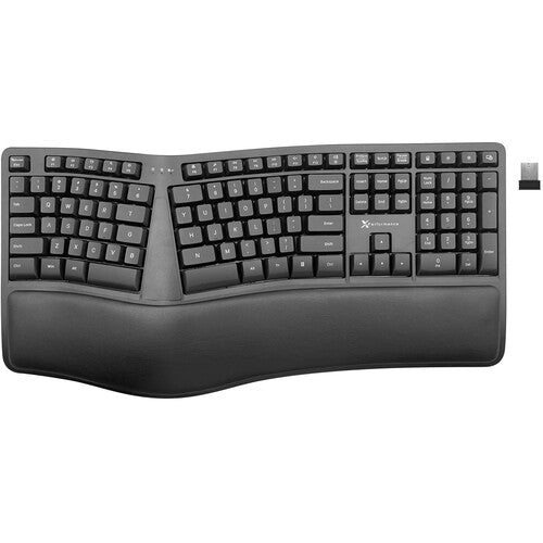 X9 Performance 110 Teclas Teclado Ergonómico Dividido Inalámbrico con Batería de 600mAh y Teclado Numérico