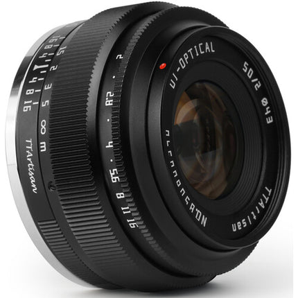 TTArtisan 50mm f2 Lente para FUJIFILM X Montura X Apertura f2-f16