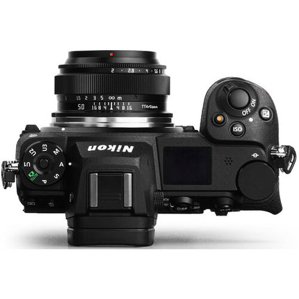 TTArtisan 50mm f2 Lente manual para Nikon Z Montura Z formato completo