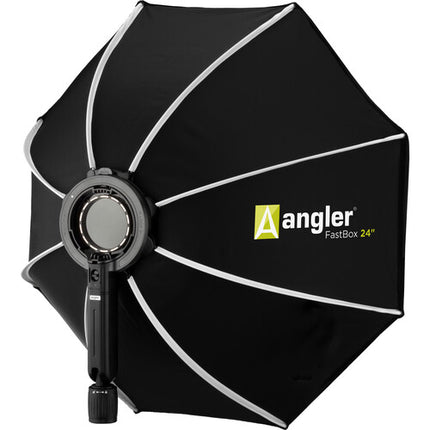 Angler FastBox 24" Softbox Octagonal con Rejilla Textil 40° y Adaptador Profoto A1