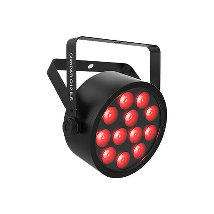CHAUVET DJ SlimPACK Q12 ILS Pack 4 Luces LED Quad-Color con Cables DMX y Bolsa