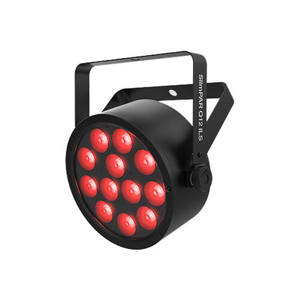 CHAUVET DJ SlimPACK Q12 ILS Pack 4 Luces LED Quad-Color con Cables DMX y Bolsa