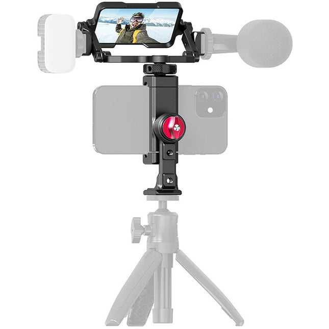 Ulanzi Phone Clip y Kit Espejo Giratorio para Teléfonos 2.4 a 3.5 Pulgadas