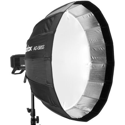 Godox Parabólico Softbox 65cm con Reflectores Plata y Oro y Rejilla