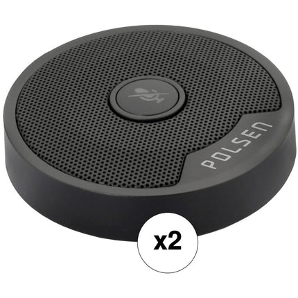 Polsen Micrófono USB Omnidireccional con Mute USB Tipo C 16-Bit 48kHz