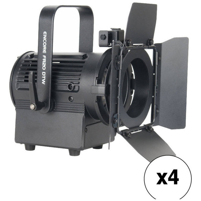 American DJ Encore FR20 DTW Fresnel LED Regulable 17W 3000K 4 Unidades