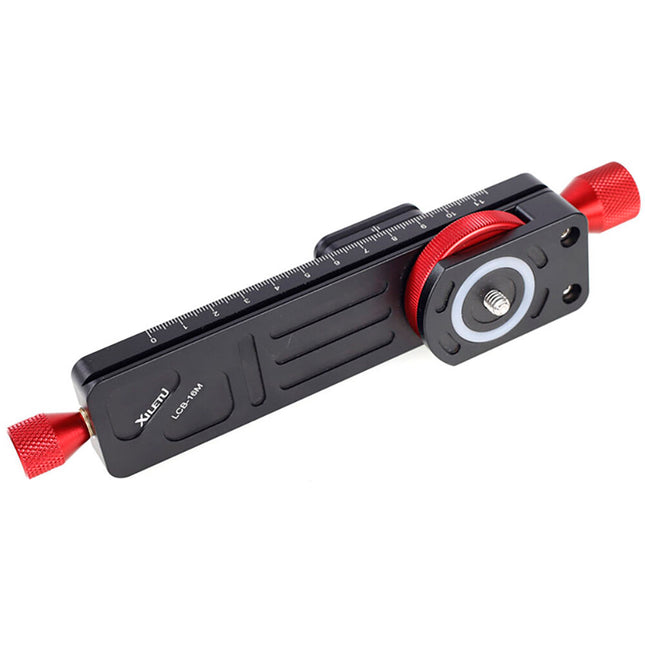XILETU LCB-16M Rail para cámara macro Arca tipo con rueda metal 48mm