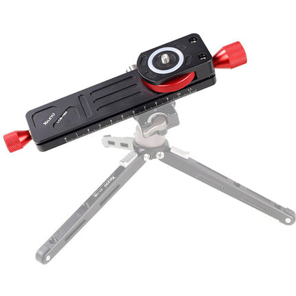 XILETU LCB-16M Rail para cámara macro Arca tipo con rueda metal 48mm