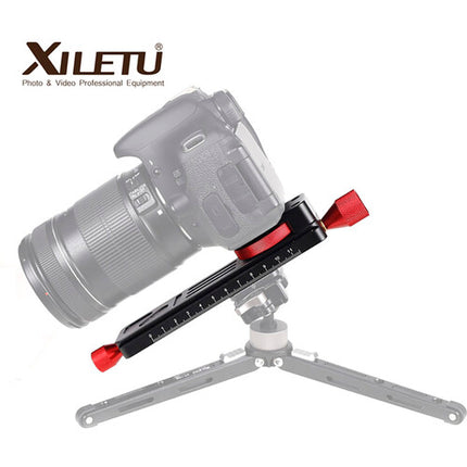 XILETU LCB-16M Rail para cámara macro Arca tipo con rueda metal 48mm
