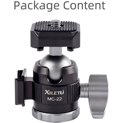 XILETU MC22 Mini Cabezal Esférico para Zapata Fría 6.6 lb 2.67"