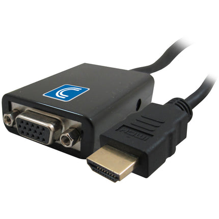Adaptador HDMI Tipo A a VGA con salida de audio 1920x1200 4 pulgadas cable