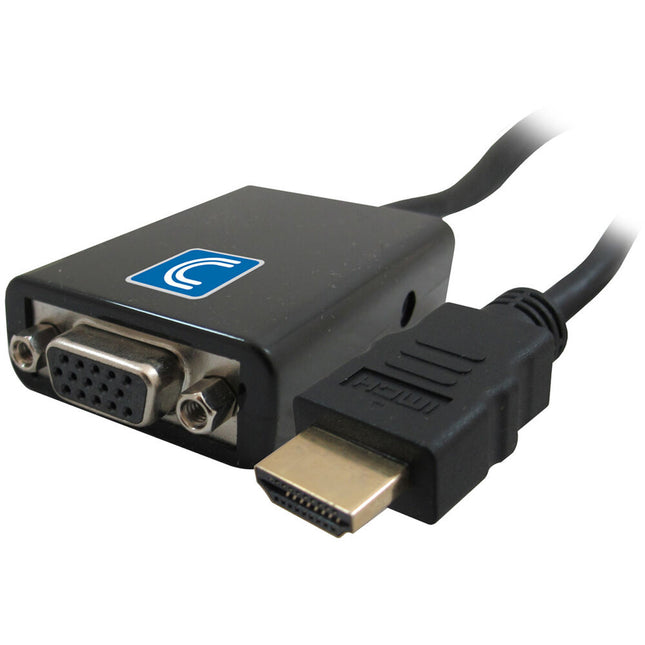 Adaptador HDMI Tipo A a VGA con salida de audio 1920x1200 4 pulgadas cable