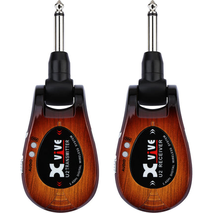 Xvive Audio U2 Sistema Inalámbrico Digital para Guitarras 2.4 GHz 70' Alcance