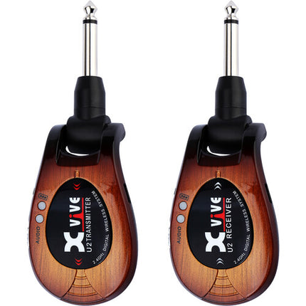 Xvive Audio U2 Sistema Inalámbrico Digital para Guitarras 2.4 GHz 70' Alcance