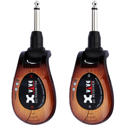 Xvive Audio U2 Sistema Inalámbrico Digital para Guitarras 2.4 GHz 70' Alcance