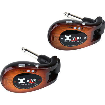 Xvive Audio U2 Sistema Inalámbrico Digital para Guitarras 2.4 GHz 70' Alcance