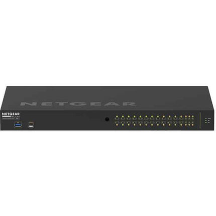 MuxLab Netgear AV Line M4250 GSM4230P Switch Gestionado 26 Puertos Gigabit PoE+ 300W Rack-Mount