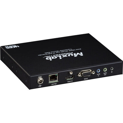 MuxLab 4K 60 KVM Transmisor HDMI sobre IP PoE con 4 puertos USB y 100 m alcance